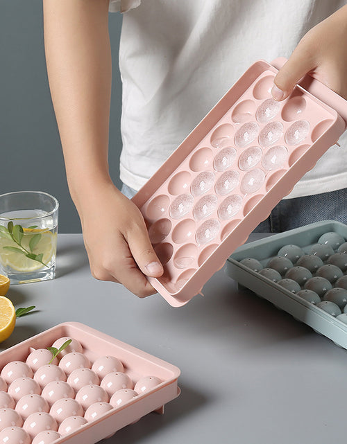 Load image into Gallery viewer, Ice Tray 3D Round Ice Molds Home Bar Party Use Round Ball Ice Cube Makers Kitchen DIY Ice Cream Moulds
