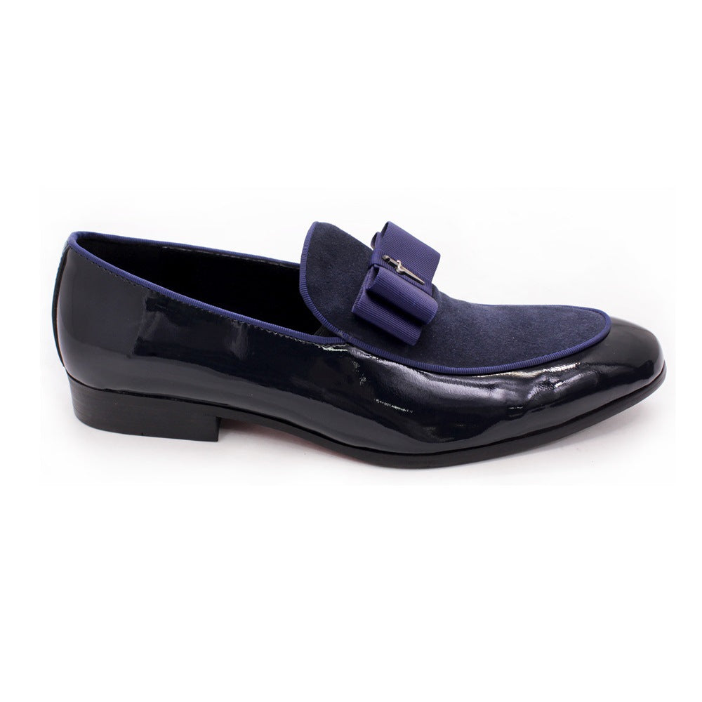 Matte Leather Patent Leather Men's Shoes