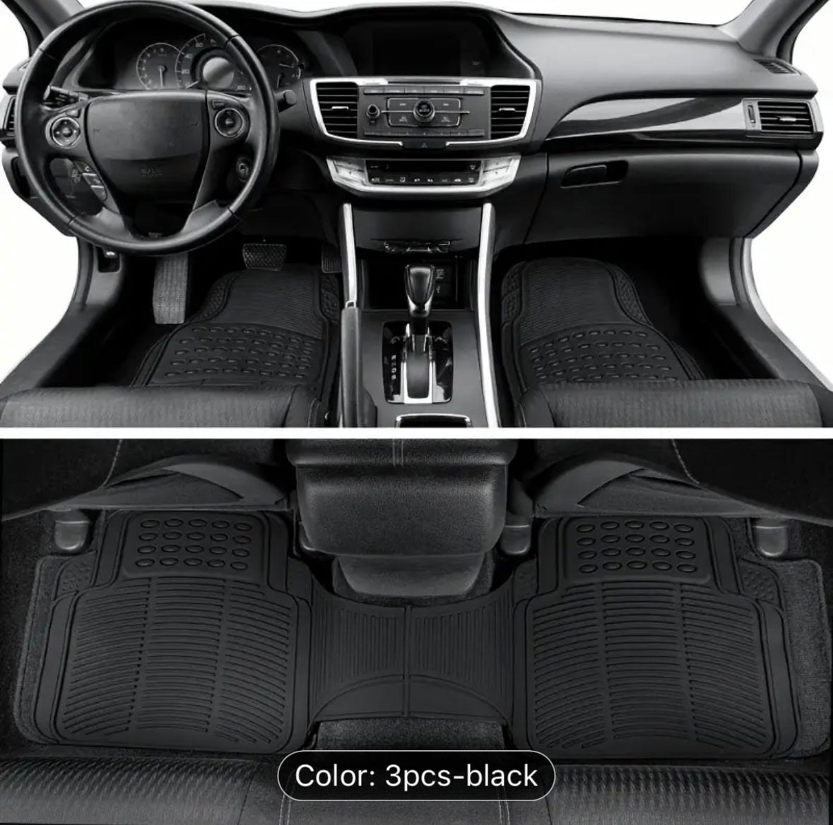 3 PCS Universal Weather mats for van suv cars
