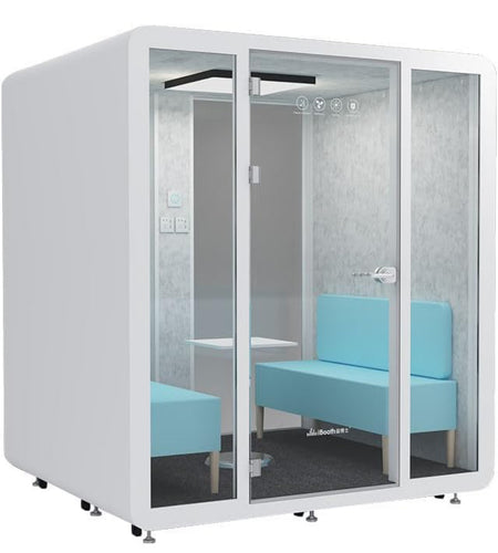 Mobile office pod booth meeting room for 6-8 people
