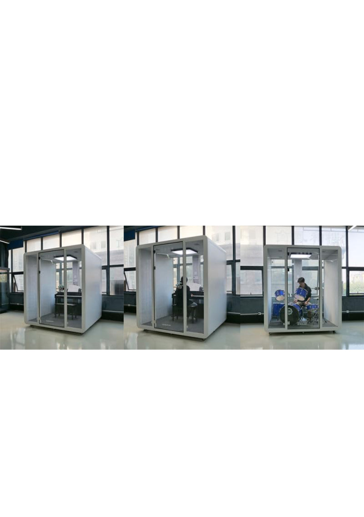 Mobile office pod booth meeting room for 6-8 people