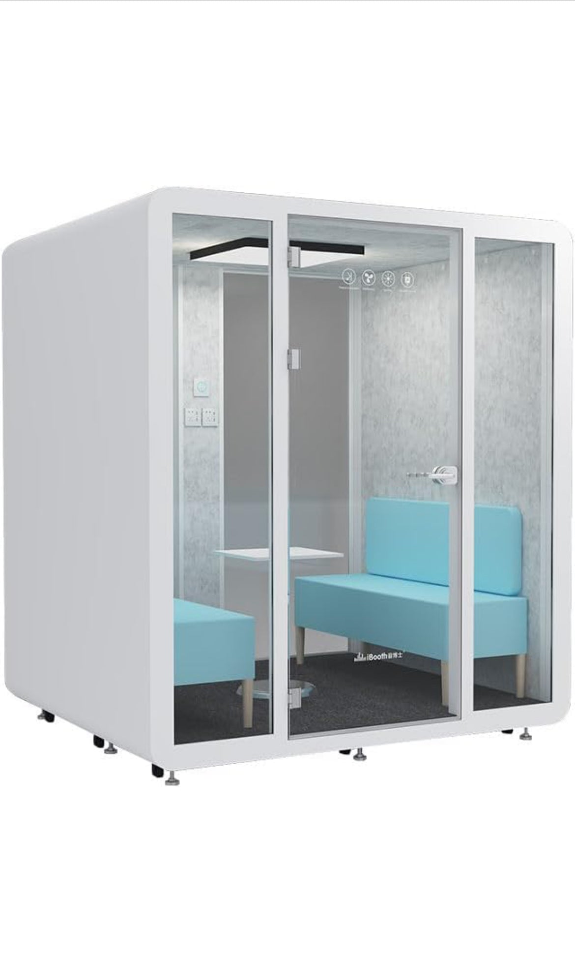 Mobile office pod booth meeting room for 6-8 people