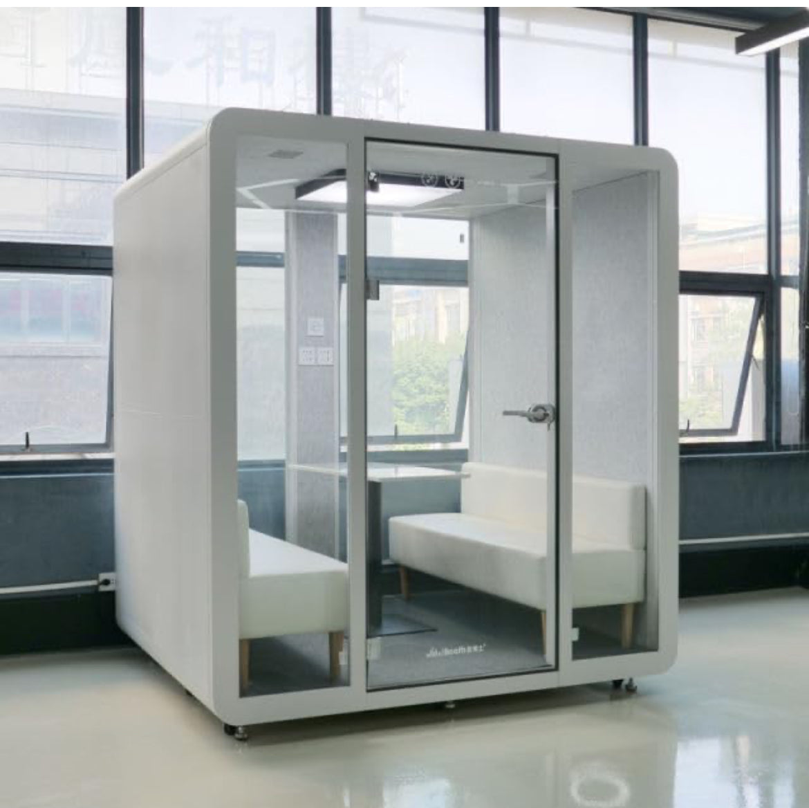 Mobile office pod booth meeting room for 6-8 people