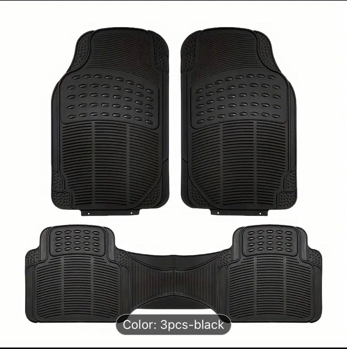 3 PCS Universal Weather mats for van suv cars