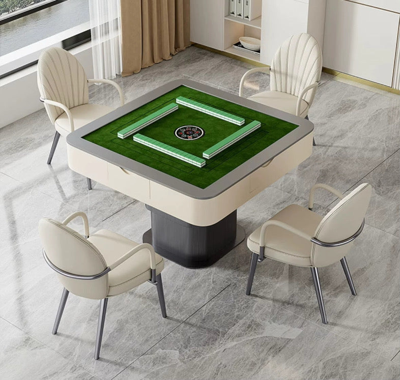 Multi-Functional Automatic Mahjong Table – Beige