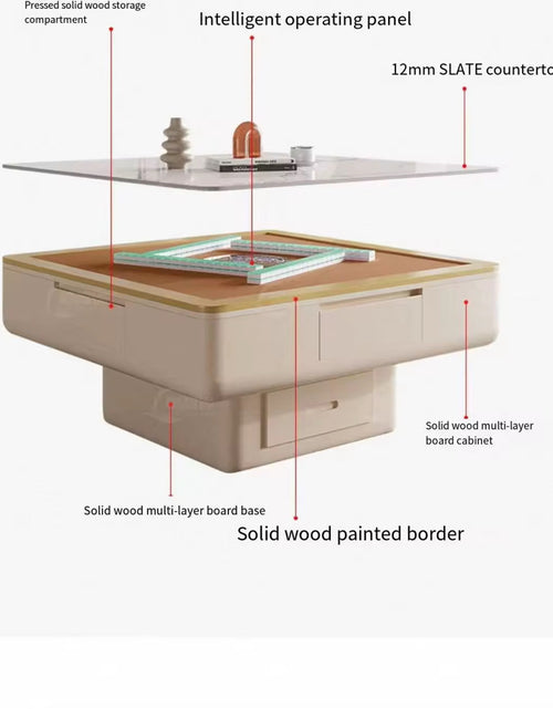 Load image into Gallery viewer, Multi-Functional Automatic Mahjong Table – Beige
