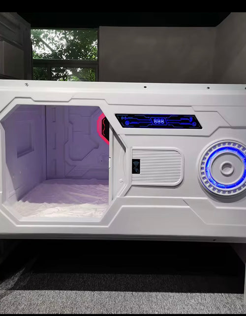 Load image into Gallery viewer, Sleeping Pod Capsule Bed with Digital Display, Sound Proof Design,Includes Matress (White), Indoor Use
