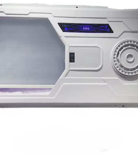 Sleeping Pod Capsule Bed with Digital Display, Sound Proof Design,Includes Matress (White), Indoor Use