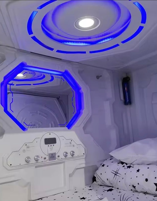Load image into Gallery viewer, Sleeping Pod Capsule Bed with Digital Display, Sound Proof Design,Includes Matress (White), Indoor Use
