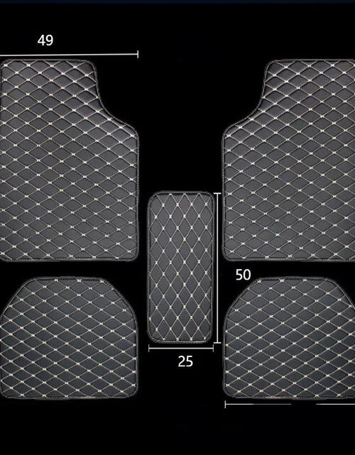 Load image into Gallery viewer, Universal Right Rudder Foot Pad Leather Quilted Embroidered Full Surround
