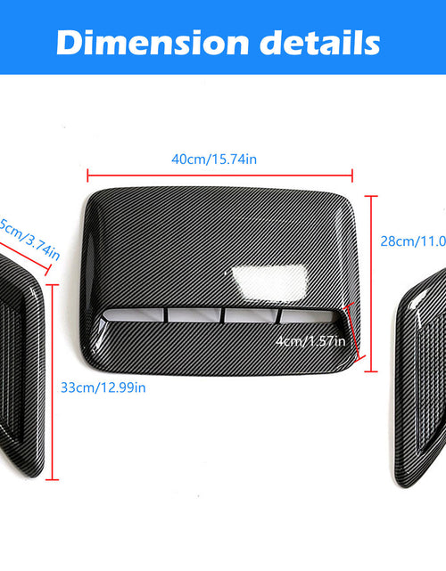 Load image into Gallery viewer, Car Airscoop Shroud Air Vent Engine Cover Decorative Cover
