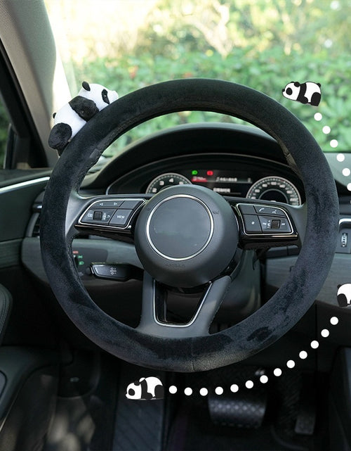 Load image into Gallery viewer, Panda Car Steering Wheel Cover
