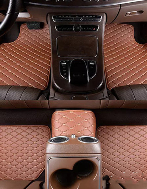 Load image into Gallery viewer, Universal Right Rudder Foot Pad Leather Quilted Embroidered Full Surround
