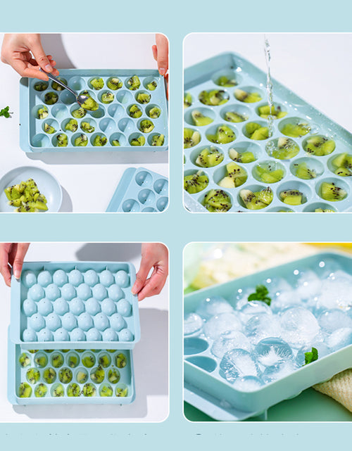 Load image into Gallery viewer, Ice Tray 3D Round Ice Molds Home Bar Party Use Round Ball Ice Cube Makers Kitchen DIY Ice Cream Moulds
