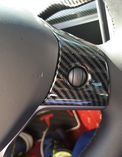 Load image into Gallery viewer, 3 Pcs Set Car Steering Wheel Decoration For Tesla Model 3 With Logo
