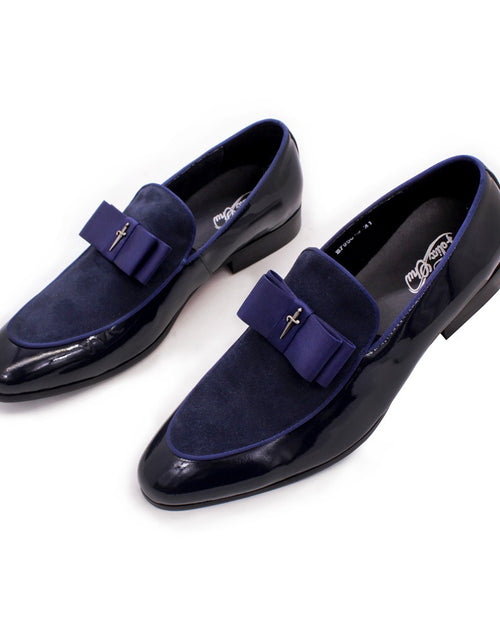 Load image into Gallery viewer, Matte Leather Patent Leather Men's Shoes
