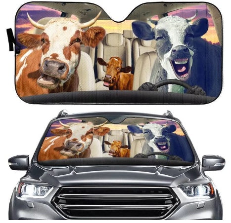 Load image into Gallery viewer, Car Sun Shield Front Stop Sunscreen Heat Insulation Non-punching Telescopic Curtain
