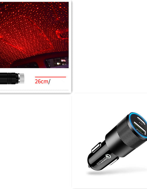 Load image into Gallery viewer, Star Light Projector Party Lights USB LED Light Interior Lighting LED Interior Car Lights Starry Sky Galaxy Night Lights
