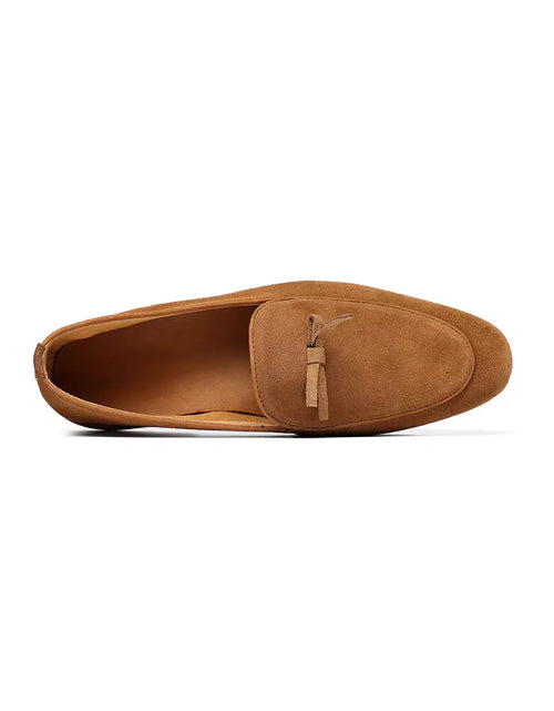 Load image into Gallery viewer, Suede Leather Business Casual Leather Shoes Slip-on Breathable British Style
