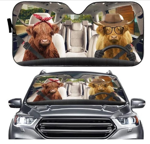 Load image into Gallery viewer, Car Sun Shield Front Stop Sunscreen Heat Insulation Non-punching Telescopic Curtain
