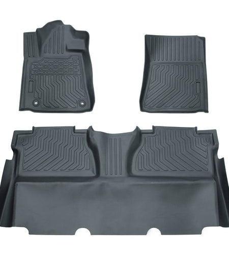 All Weather Car Floor Mats For 2014-2021 Tundra Double Cab Crew Max Cab