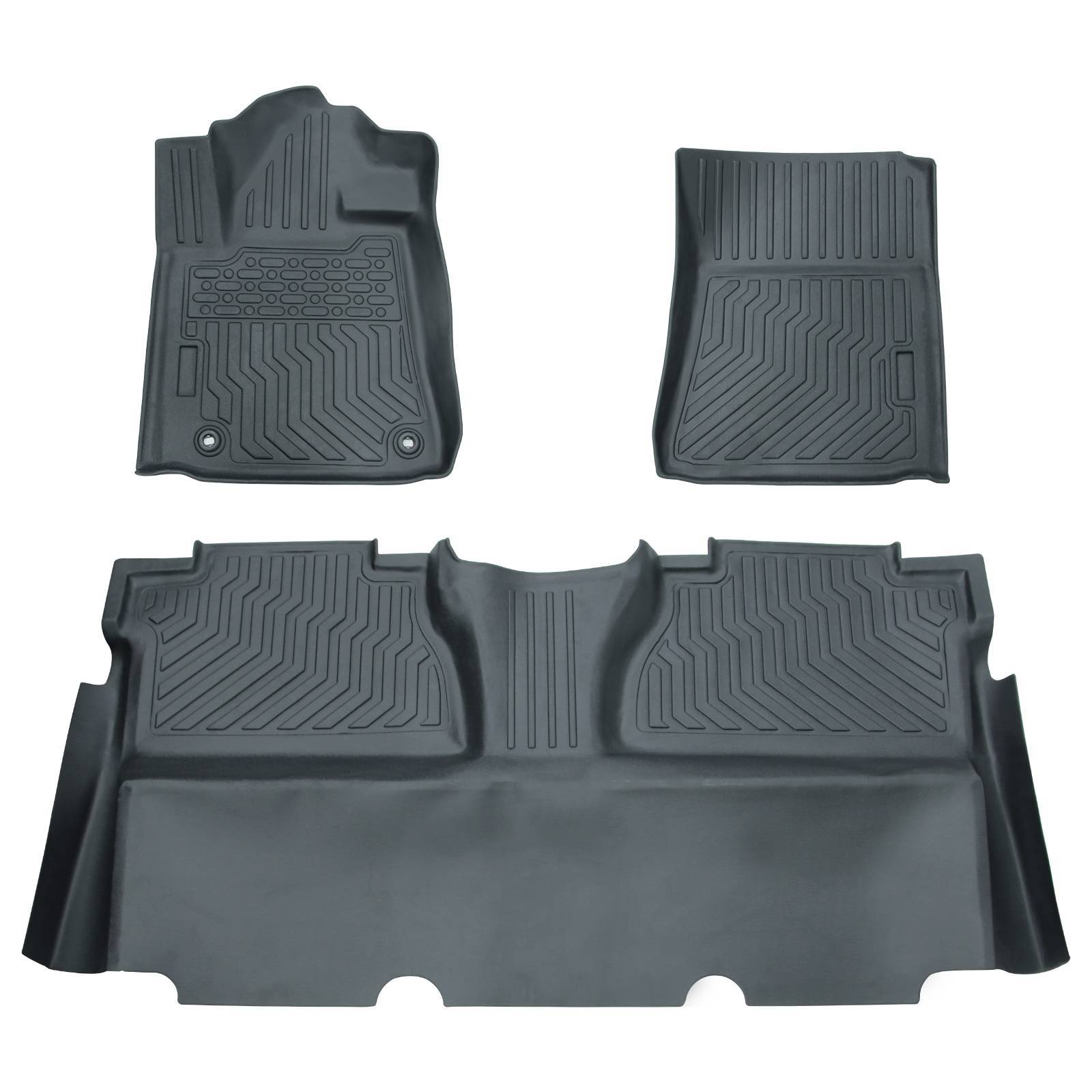 All Weather Car Floor Mats For 2014-2021 Tundra Double Cab Crew Max Cab