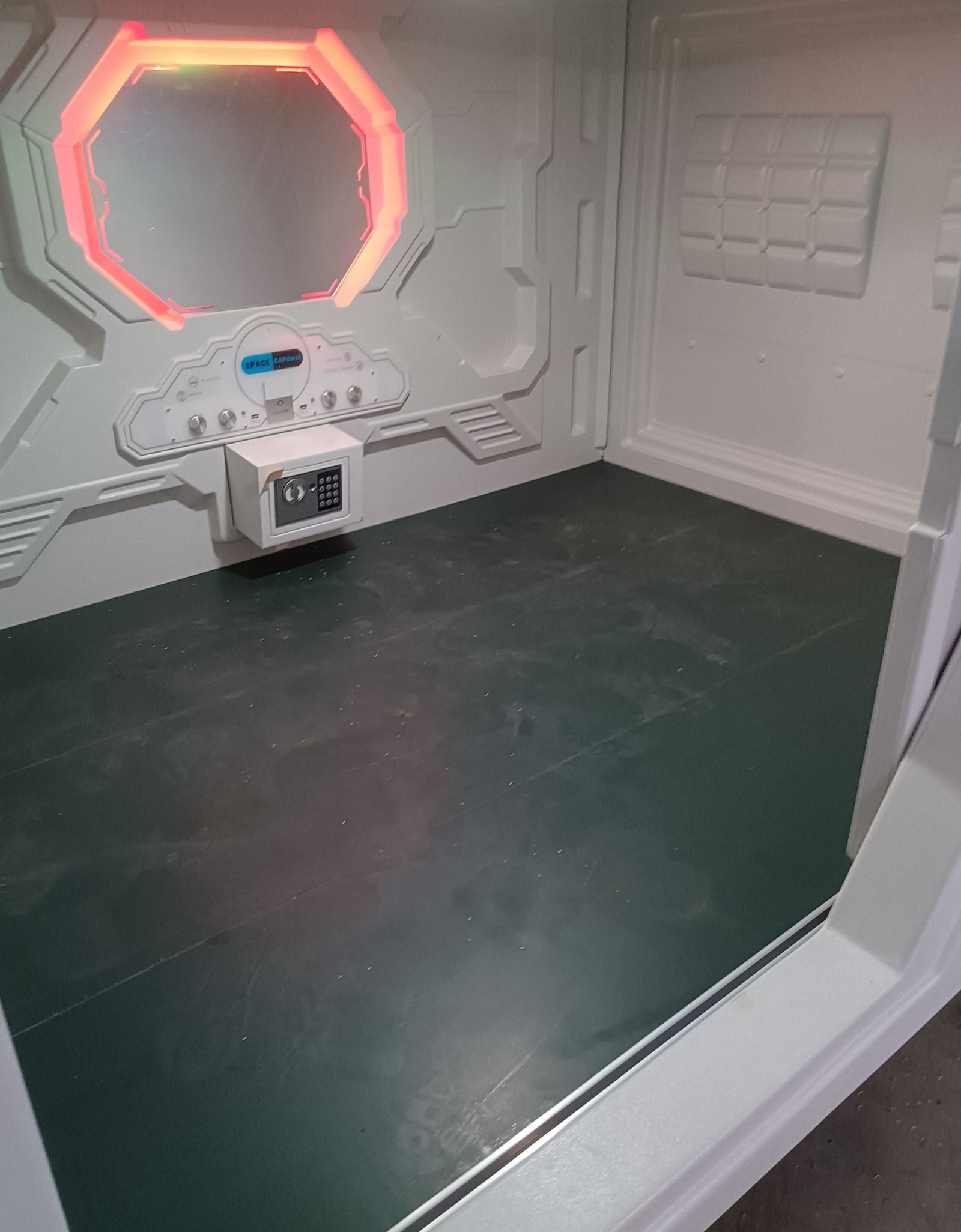 Sleeping Pod Capsule Bed with Digital Display, Sound Proof Design,Includes Matress (White), Indoor Use