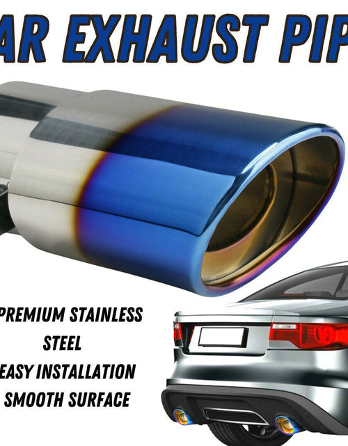 Load image into Gallery viewer, Car Exhaust Pipe Tip Rear Tail Throat Muffler Stainless Steel Round Accessories

