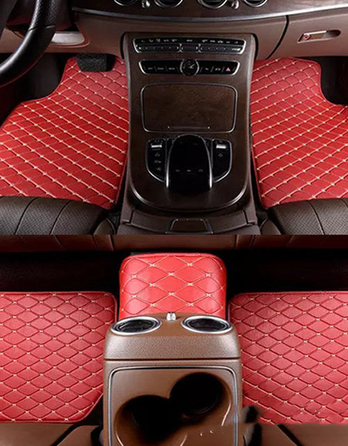 Load image into Gallery viewer, Universal Right Rudder Foot Pad Leather Quilted Embroidered Full Surround

