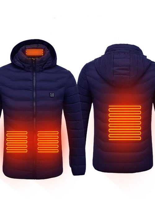 Load image into Gallery viewer, New Heated Jacket Coat USB Electric Jacket Cotton Heater Thermal Clothing Heating Vest
