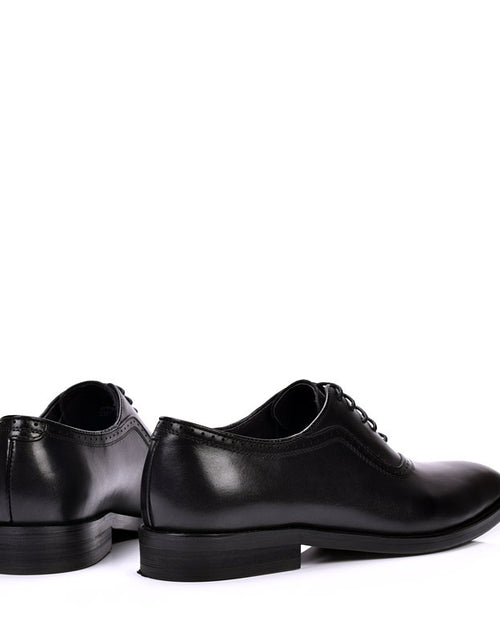 Load image into Gallery viewer, Spring And Autumn Men's Block Leather Shoes With British Pointed Toe
