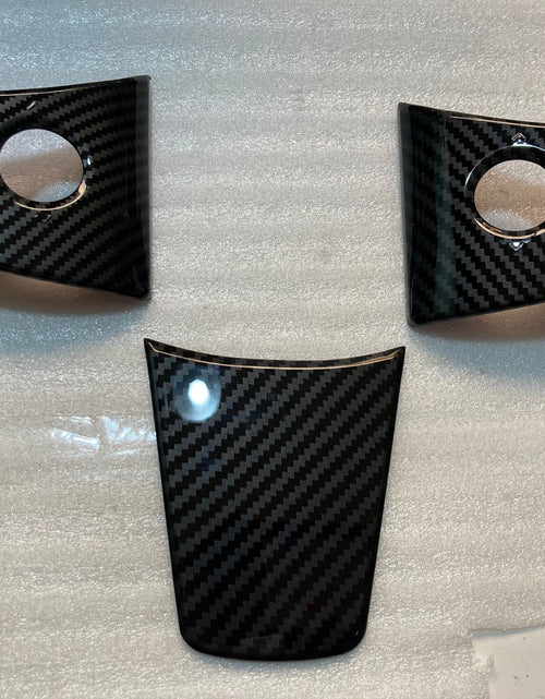 Load image into Gallery viewer, 3 Pcs Set Car Steering Wheel Decoration For Tesla Model 3 With Logo
