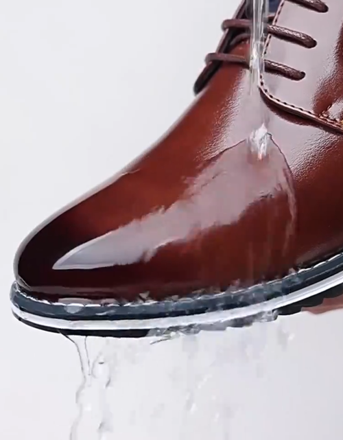 Load image into Gallery viewer, Men's Work Fashion Leather Shoes
