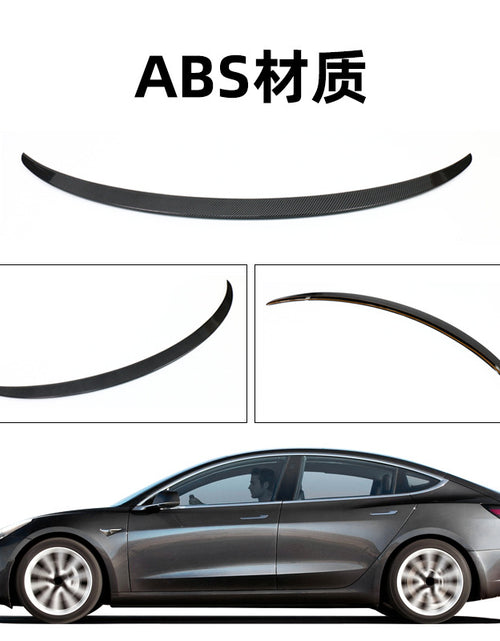 Load image into Gallery viewer, Suitable For Tesla Tesla Model 3 Original Car Rear Wing Fixed Wind Wing Spoiler Exterior Decoration Non-perforated And Non-destructive
