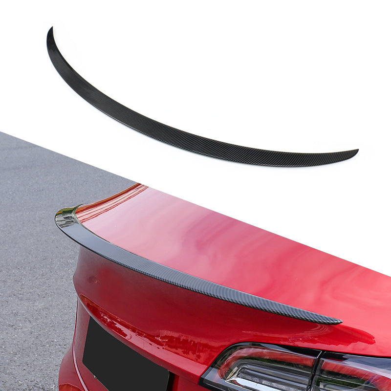 Suitable For Tesla Tesla Model 3 Original Car Rear Wing Fixed Wind Wing Spoiler Exterior Decoration Non-perforated And Non-destructive
