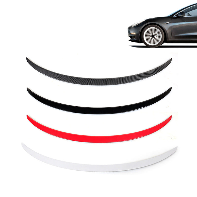 Suitable For Tesla Tesla Model 3 Original Car Rear Wing Fixed Wind Wing Spoiler Exterior Decoration Non-perforated And Non-destructive
